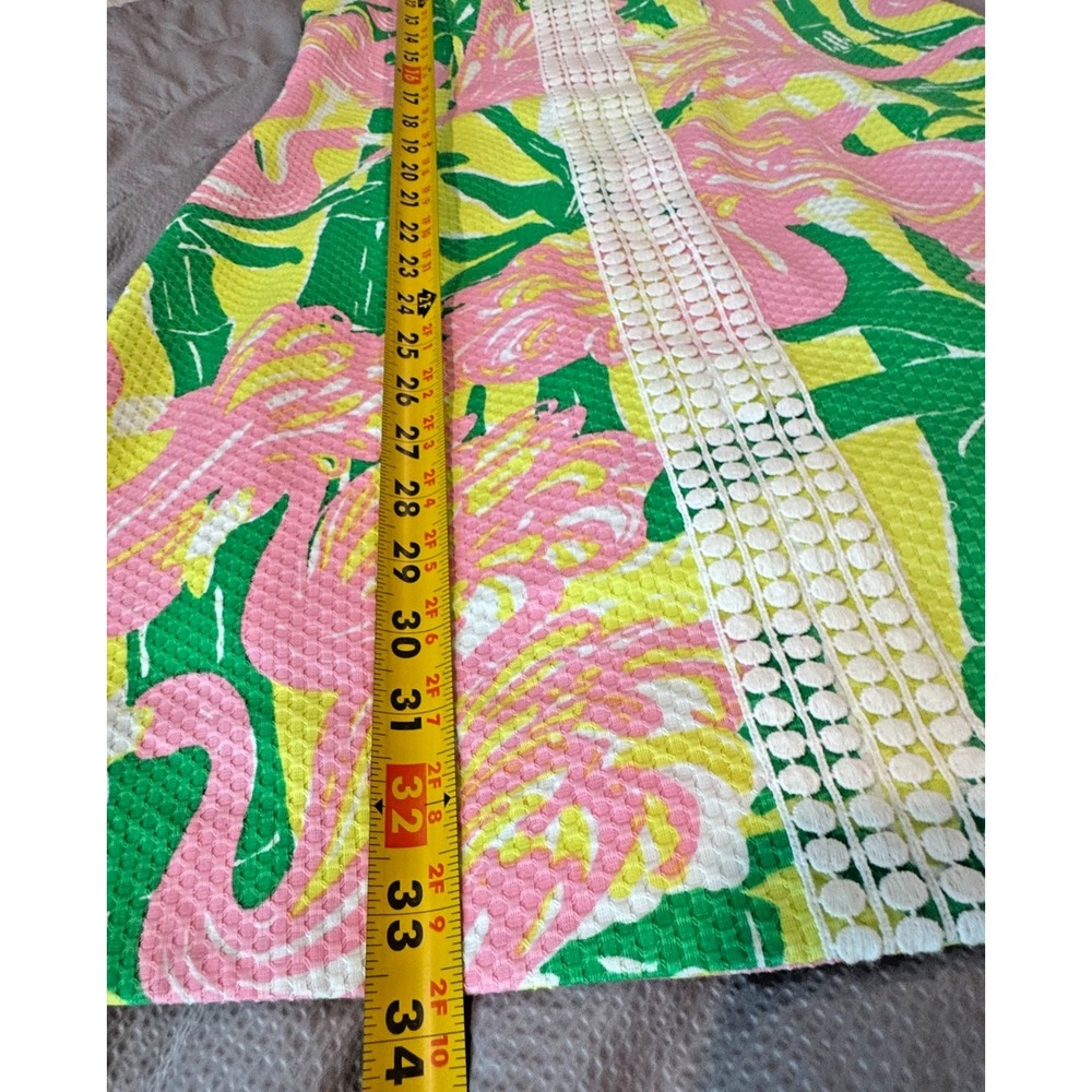 Lilly Pulitzer x Target 20th Anniversary Shift Dress 8 Pink Flamingo Fan Dance - Picture 11 of 11